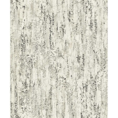 Manhattan Comfort Leeds Colm Charcoal Birch 33 ft L X 209 in W Wallpaper BR4096-554045